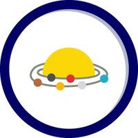 Solar- System vecto Symbol vektor