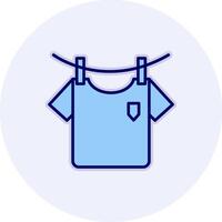 Waschen Kleider vecto Symbol vektor
