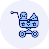 Baby Wagen vecto Symbol vektor