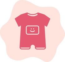 Baby Junge Outfit vecto Symbol vektor