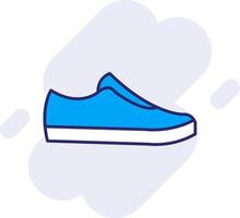 Schuhe Linie gefüllt Hintergrund Symbol vektor