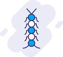 Insekt Linie gefüllt Hintergrund Symbol vektor