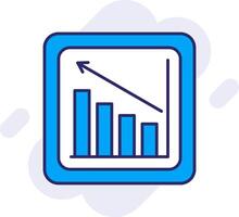 Profite Linie gefüllt Hintergrund Symbol vektor