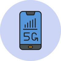 5g Smartphone vecto Symbol vektor