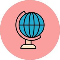 Welt Globus vecto Symbol vektor