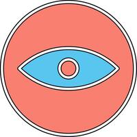 Auge vecto Symbol vektor