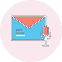 Stimme Mail vecto Symbol vektor