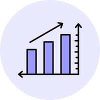 Statistiken erhöhen, ansteigen vecto Symbol vektor