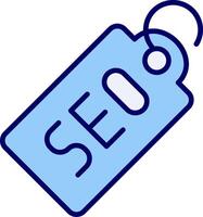 SEO Etikett vecto Symbol vektor