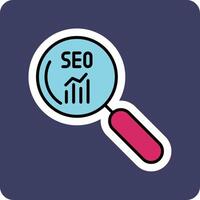 SEO Suche vecto Symbol vektor