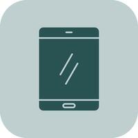 Smartphone Glyphe Tritonus Symbol vektor