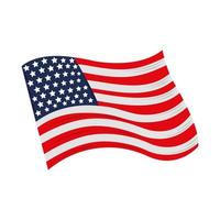amerikanische Nationalflagge vektor