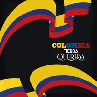 colombia marknadsföring banner vektor