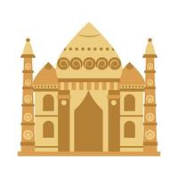 Taj Mahal indisches Denkmal vektor