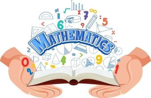 Gekritzel-Mathe-Formel mit Mathematik-Schriftart vektor