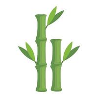 Bambusstangen grün vektor
