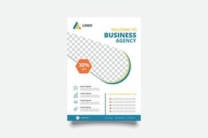 business flyer mall gratis vektor