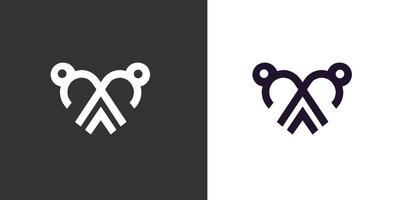 Vektor Medien abspielen mit Brief m Logo Design, Medien Spieler Logo Symbol, modern abspielen Taste Logo, Profi Vektor