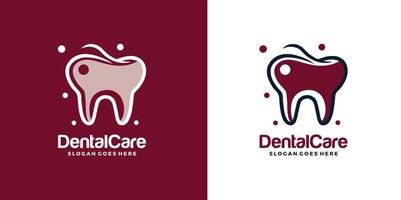 dental vård logotyp design vektor illustration. dental logotyp. ortodontisk logotyp proffs vektor