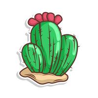 kaktus illustration konst. vektor design