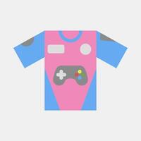 Symbol Jersey. Esport Spielen Elemente. Symbole im eben Stil. gut zum Drucke, Poster, Logo, Werbung, Infografiken, usw. vektor