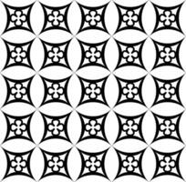 nahtlos Vektor Textur im das bilden von ein schwarz abstrakt geometrisch Muster auf ein Weiß Hintergrund