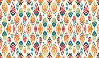 nahtlos Batik Muster, nahtlos Stammes- Batik Muster und nahtlos Motiv Muster ähneln ethnisch Boho, Azteken und Ikat Stile.entworfen zum verwenden im Satin, Tapete, Stoff, Vorhang, Teppich, Batik Stickerei vektor