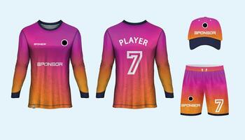 Jersey Design Sublimation t Hemd Prämie geometrisch Muster unglaublich Vektor Sammlung zum Fußball