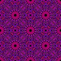 geometrisch orientalisch nahtlos Mosaik Kaleidoskop Blütenblatt Muster Hintergrund - - abstrakt lila Vektor Grafik Design