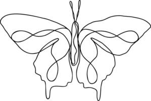 Schmetterling Vektor Strichzeichnungen