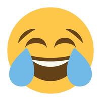 Lachen aus laut Emoji Symbol vektor