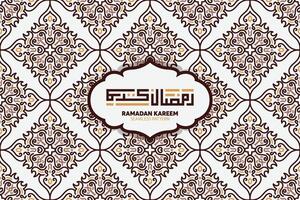 ramadan kareem. islamic hälsning kort mall med ramadan för tapet design. affisch, media baner. vektor illustrationer.