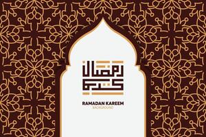 Ramadan karem. islamisch Gruß Karte Vorlage mit Ramadan zum Hintergrund Design. Poster, Medien Banner. Vektor Illustrationen.