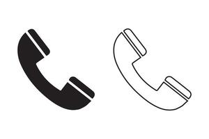 telefon ring upp ikon. telefon ikon symbol. vektor illustration