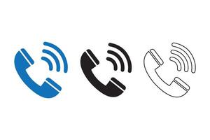 telefon ring upp ikon. telefon ikon symbol. vektor illustration