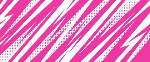 modern sporter baner bakgrund design med rosa geometrisk Ränder former vektor