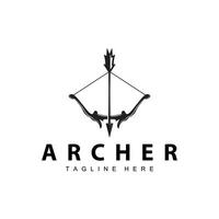 archer logotyp vektor årgång design gammal inspiration archer verktyg pil mall varumärke