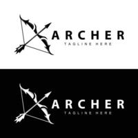 archer logotyp vektor årgång design gammal inspiration archer verktyg pil mall varumärke