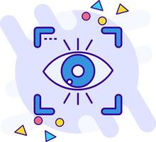 Auge Freistil Symbol vektor