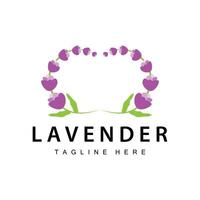 lavendel- logotyp enkel design vektor kosmetisk växt lila Färg och aromaterapi lavendel- blomma trädgård mall