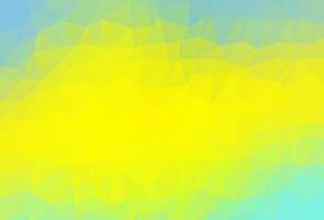 hellgrün, gelb Vektor abstrakte polygonale Abdeckung.