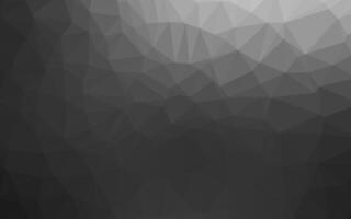 mörkt silver, grå vektor abstrakt polygonal textur.