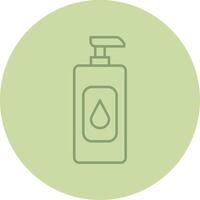 Shampoo Linie Kreis Mehrfarbig Symbol vektor