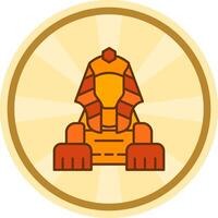 Sphinx Comic Kreis Symbol vektor