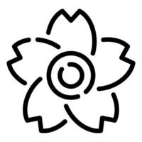 Kirsche blühen Symbol Frühling, zum uiux, Netz, Anwendung, Infografik, usw vektor