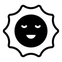 solsken ikon vår, för uiux, webb, app, infografik, etc vektor