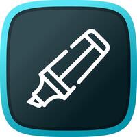 Textmarker kreatives Icon-Design vektor