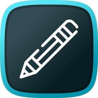 kreatives Icon-Design mit Bleistift vektor