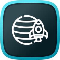 Planet kreatives Icon-Design vektor