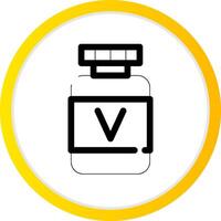 Vitamin kreatives Icon-Design vektor